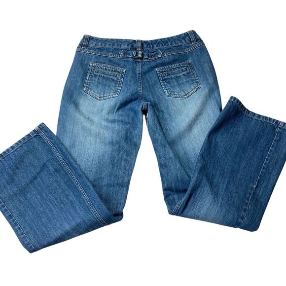 Route 66 Womens Bootcut Blue Denim Jeans Size 8‎ Cotton extra pockets and tab - Picture 4 of 9